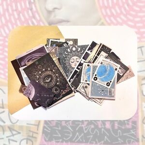 🆕 🎉 celestial astrology witchy evil eye themed ephemera junk journaling supplies